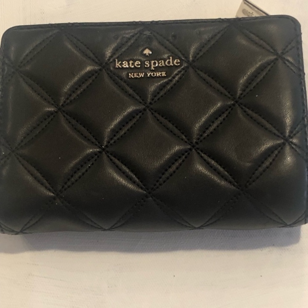 Kate Spade Black Quilted Leather Accessory